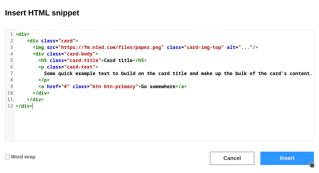 Widgets, tables and other content plugins for CKEditor and TinyMCE