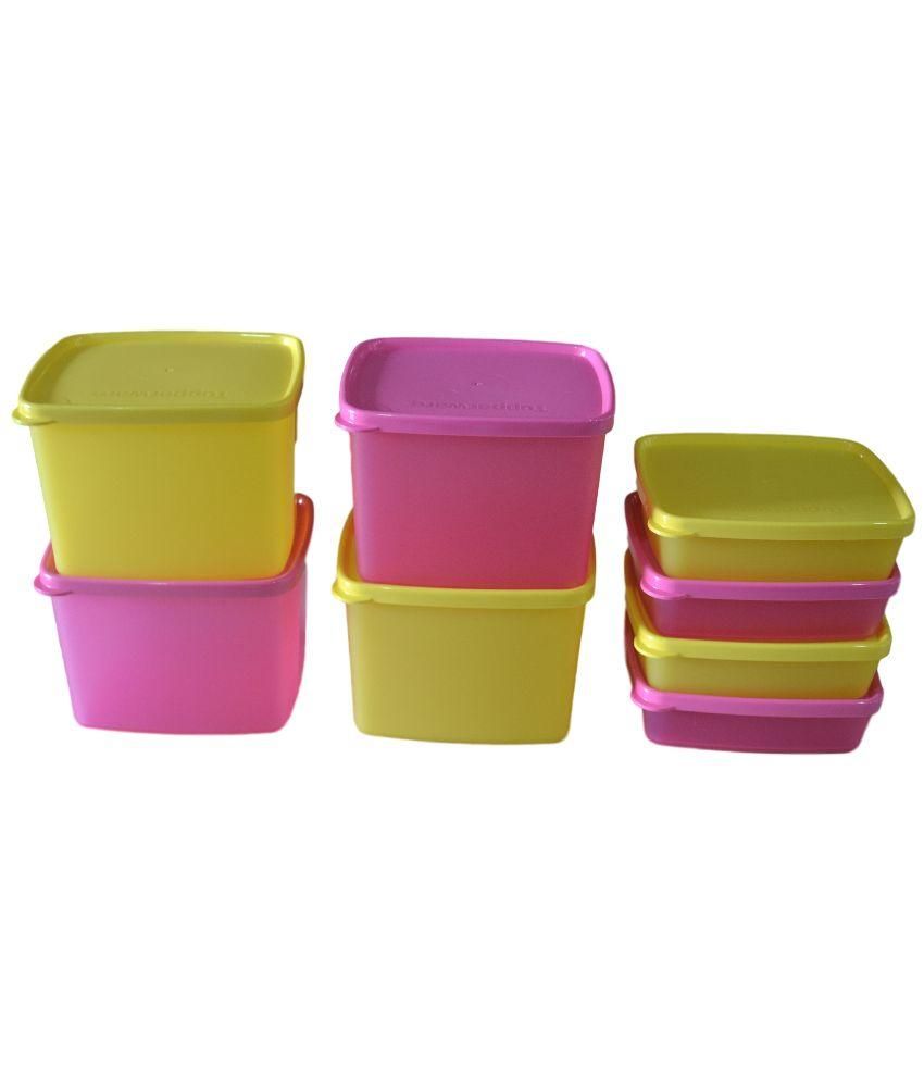 Tupperware Cool N Fresh Set of 8 Containers (4pcs Each of 800ml & 250ml