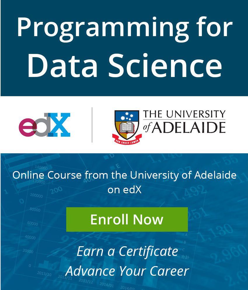 Certificate Course by AdelaideX on edX Programming for