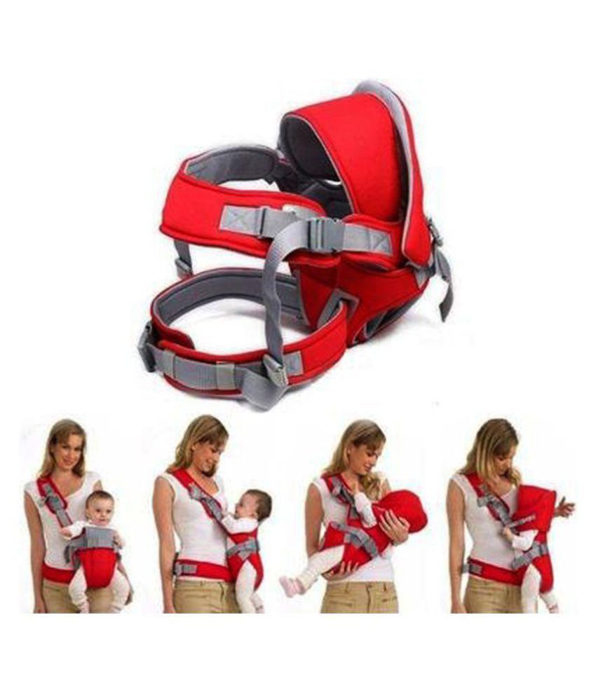 Soft Adjustable 4in1 New born Baby Carrier with Comfortable Buckle