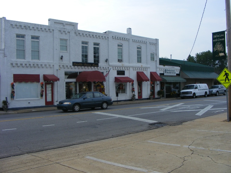 Small Town USA Cowan, Tennessee.