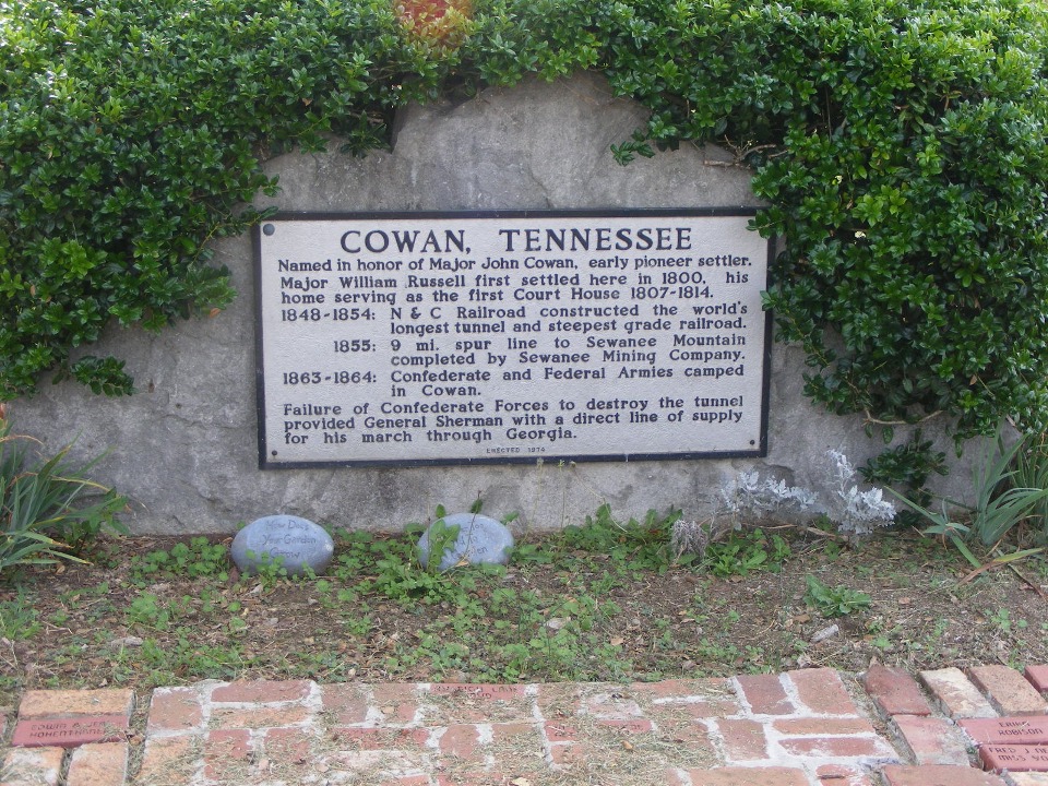 Small Town USA Cowan, Tennessee.