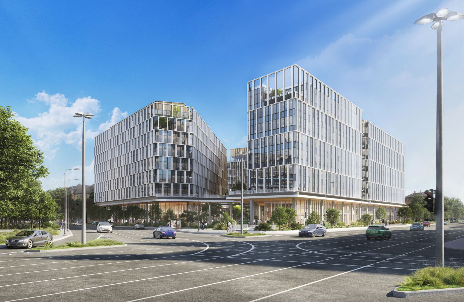 Commercial Mix Use Exterior N2Q Studio Architectural Visualization