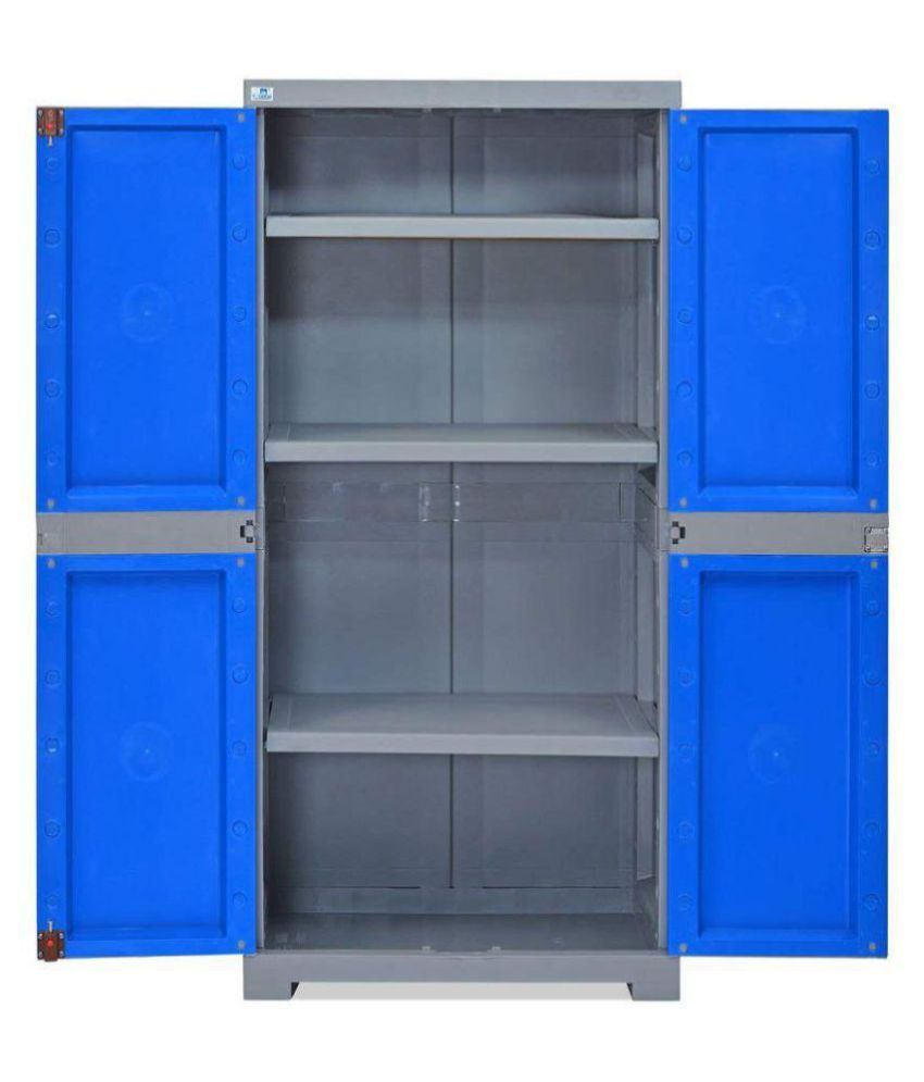 Nilkamal Freedom FMM Mini Medium Storage (Dark Blue and Grey