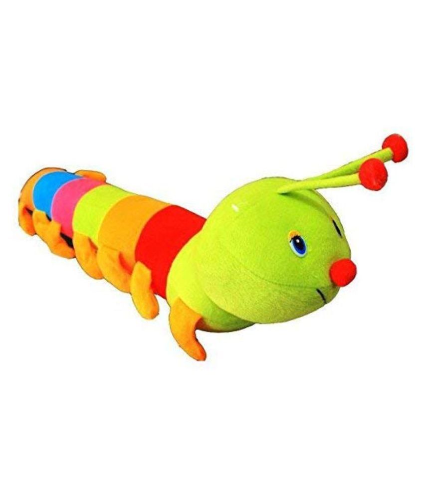 CUBICV CATERPILLAR SOFT TOY FOR KIDS MULTICOLOUR PLUSH 65CM Buy
