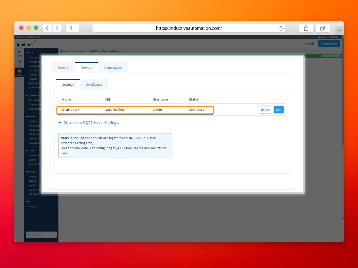Connecting Ignition SCADA Using Sparkplug Client N3uron