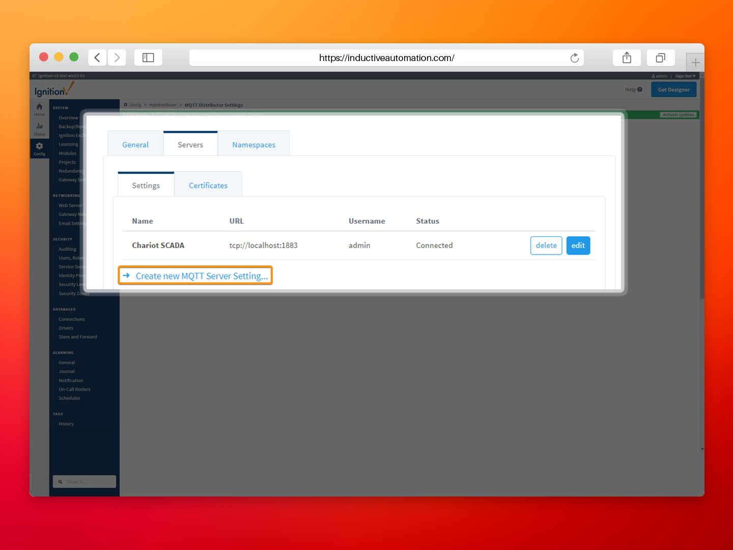 Connecting Ignition SCADA Using Sparkplug Client N3uron