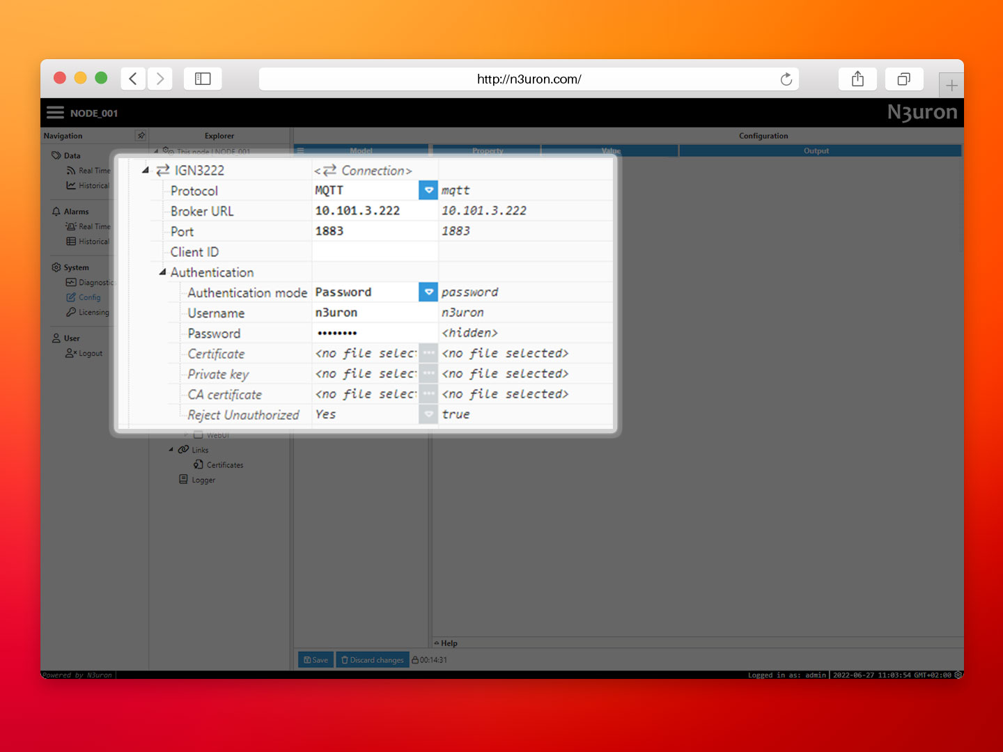 Connecting Ignition SCADA Using Sparkplug Client N3uron
