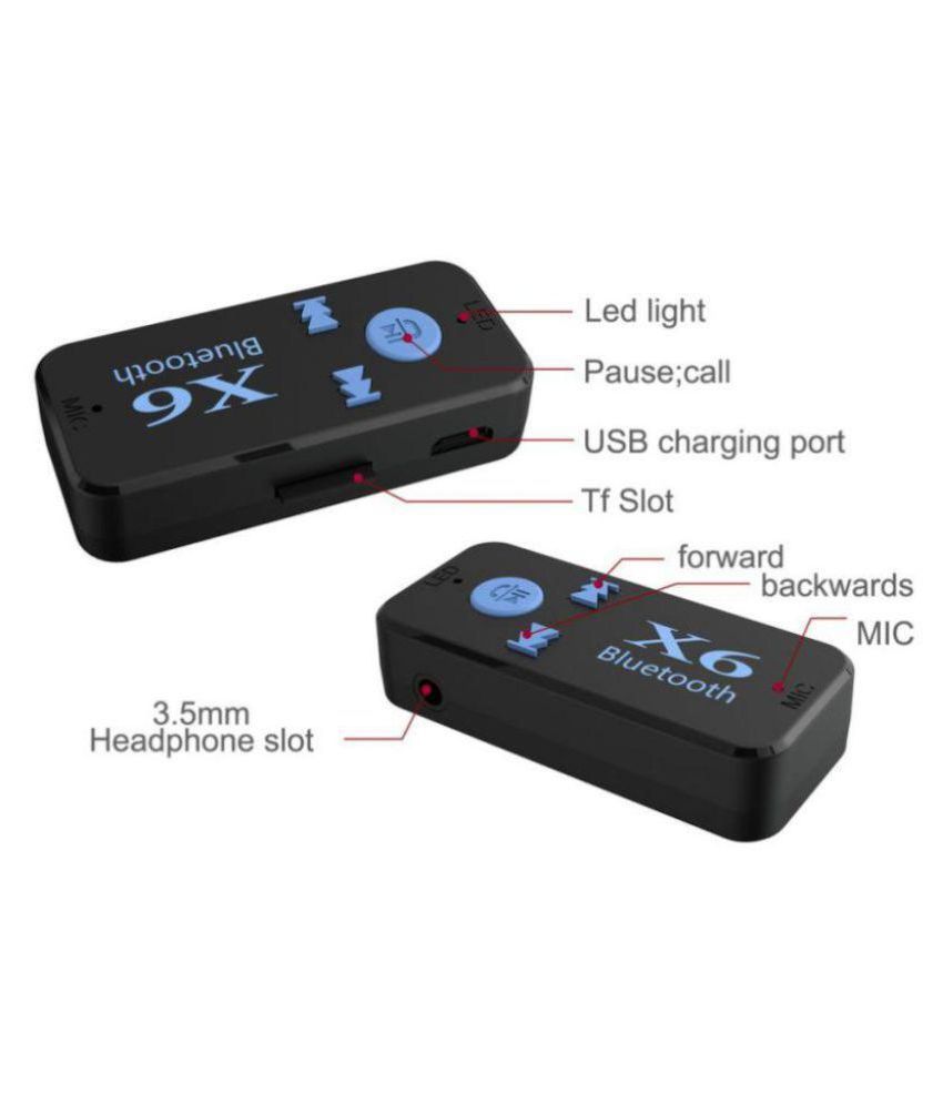 Car Bluetooth Kit with Micro SD Memory Card Slot, Mic, 3.5