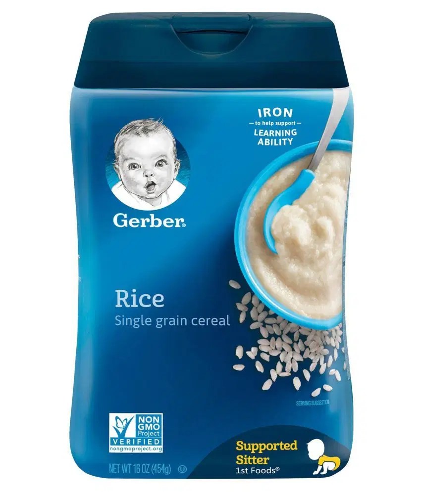 Gerber Rice Cereal Infant Cereal for 6 Months + ( 280 gm ) Buy Gerber