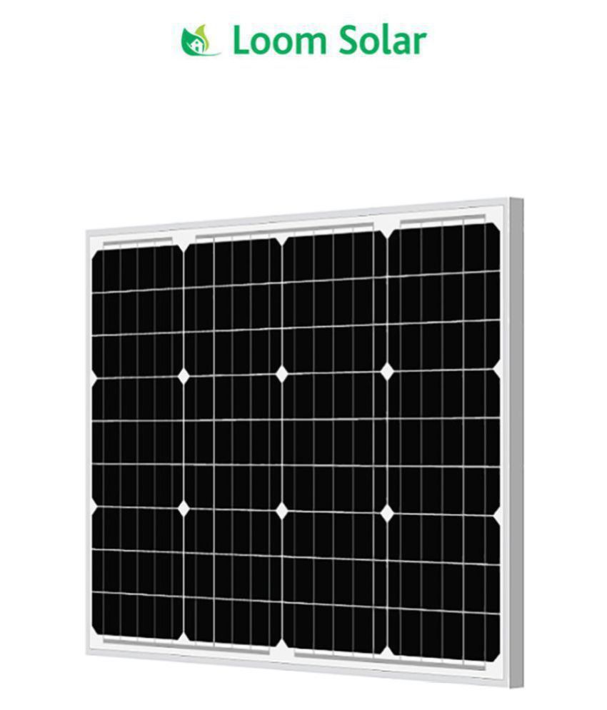 Loom Solar 50 Watt Mono 50 Monocrystalline Solar Panel