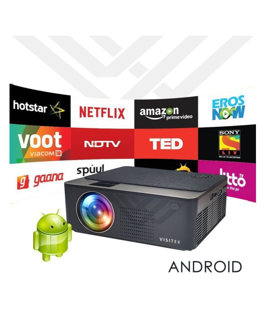 Buy Visitek V6 Android LCD Projector 1920x1080 Pixels (HD) Online at