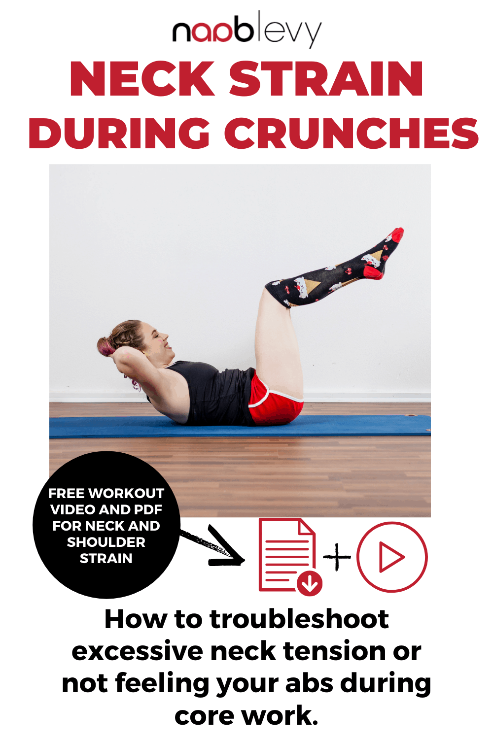 Should you feel your neck during core work? NaabLevy