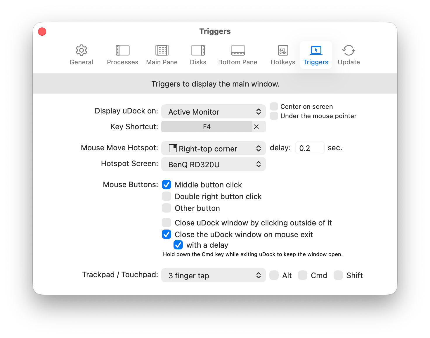 uDock - Fast Launchpad for Mac