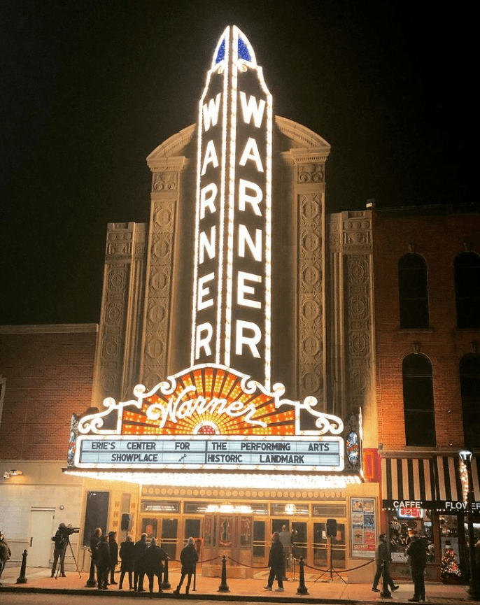 Seating Chart Warner Theater Erie Pa Elcho Table