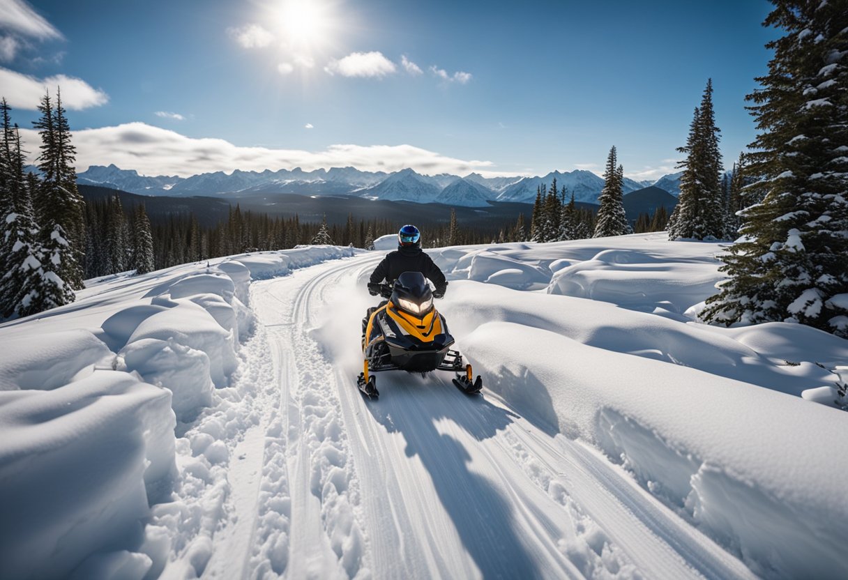 Best Places to Snowmobile (Top Winter Trails in North America)