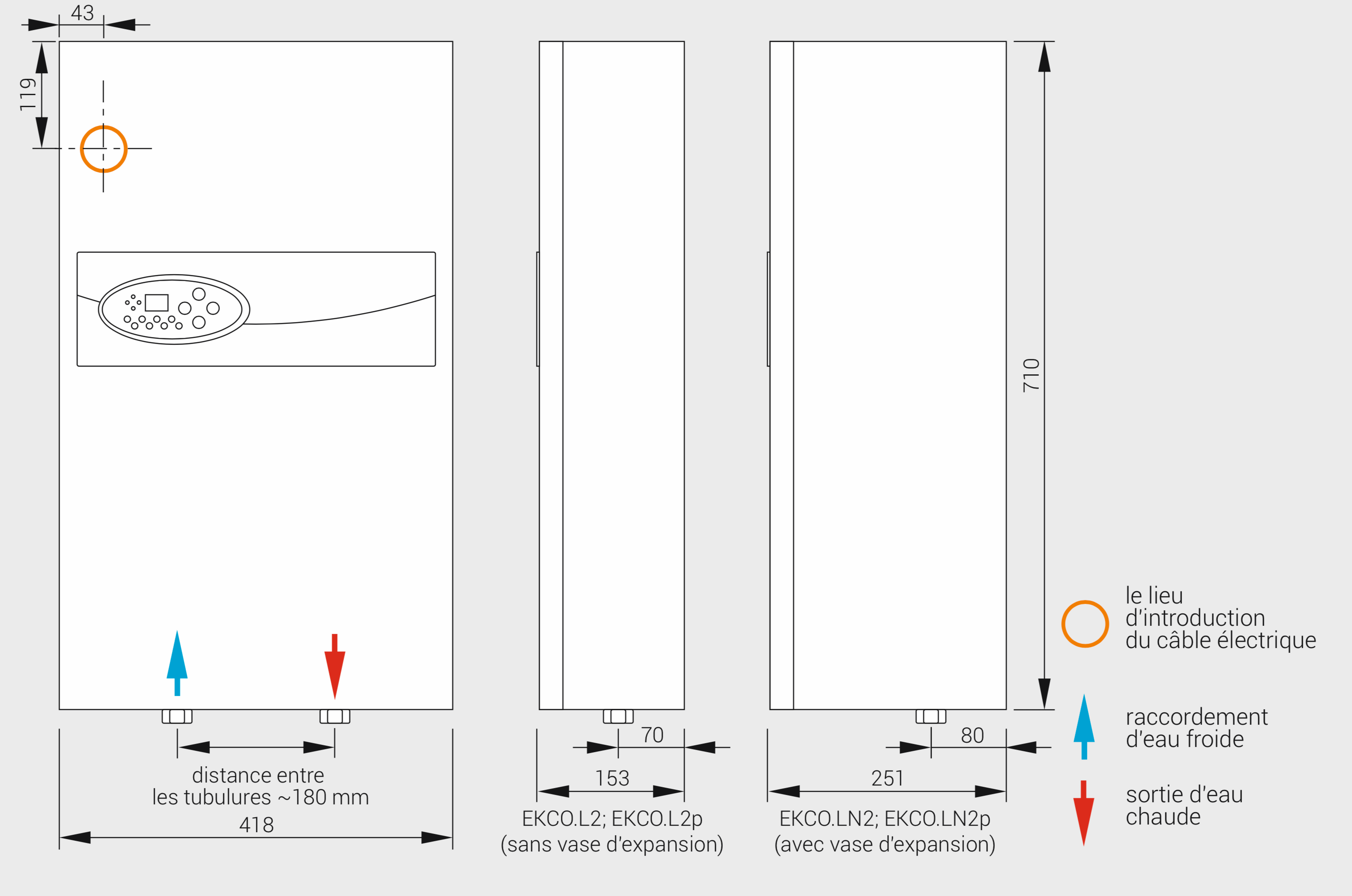 Chaudiere Electrique Ekco Ln2 Kospel 4 Kw Nadaf Ma