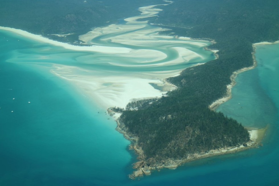 Above Whitehaven Beach