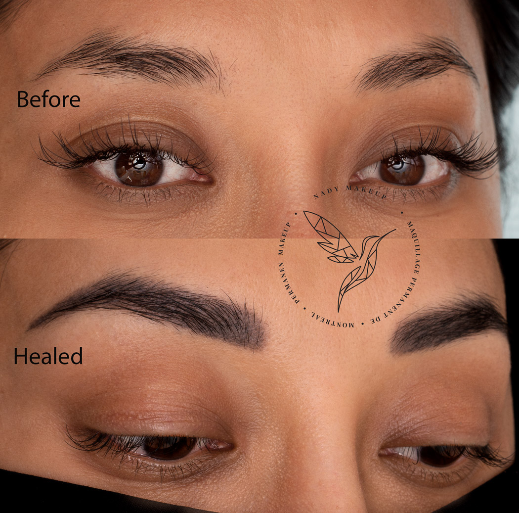 Maquillage permanent des sourcils de Montréal