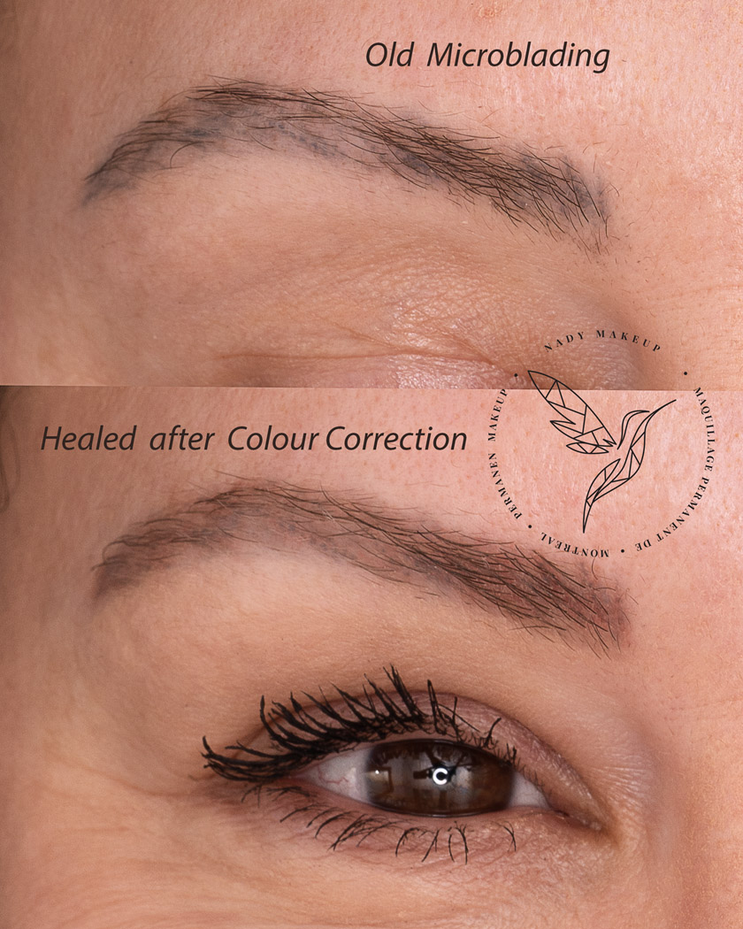 Eyebrows Permanent Makeup Montreal, Microshading Eyebrows