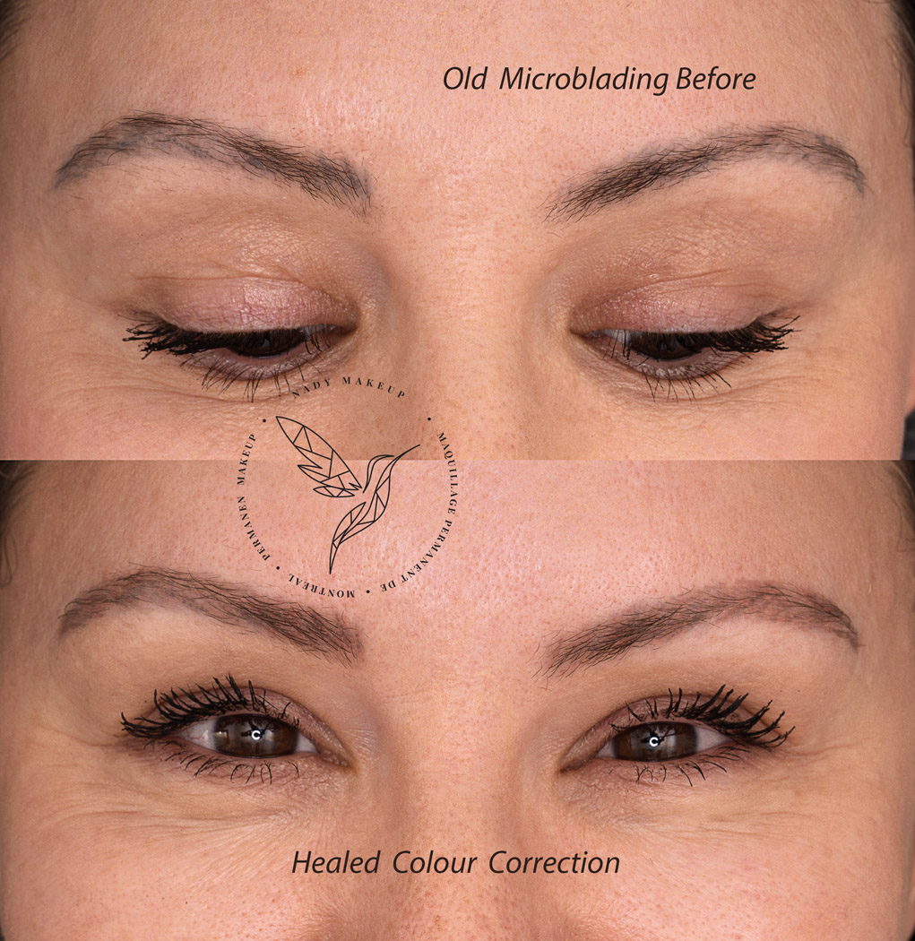 Eyebrows Permanent Makeup Montreal, Microshading Eyebrows
