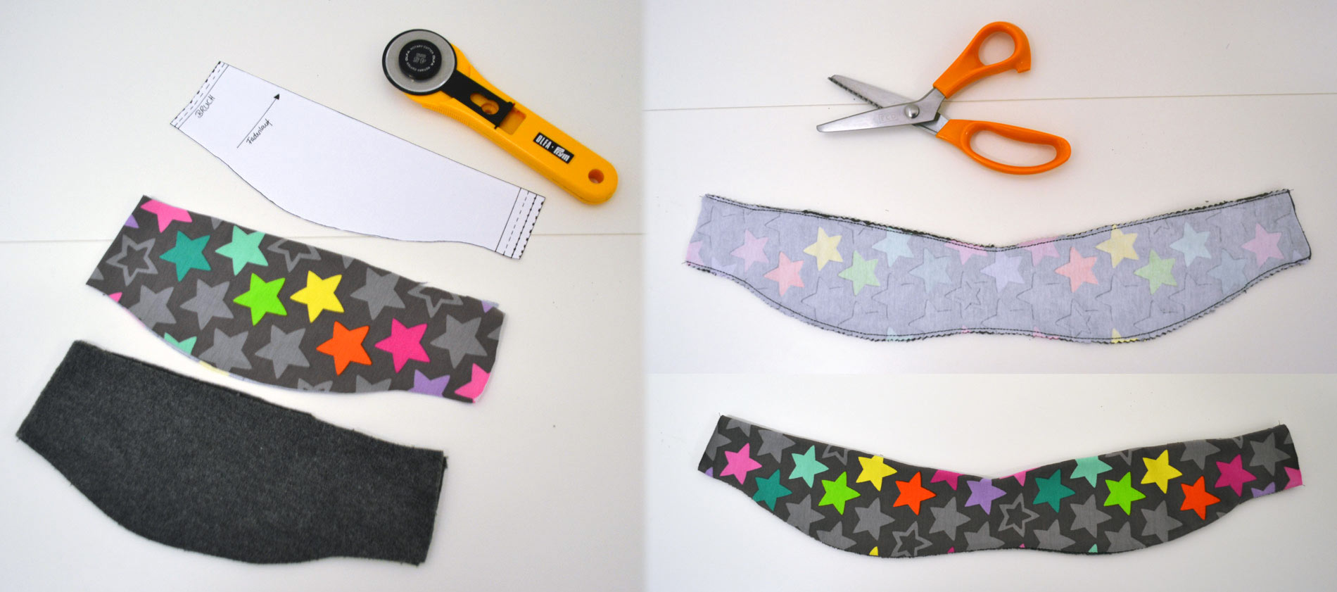 Stirnband nähen leicht gemacht! Einfache Nähanleitung