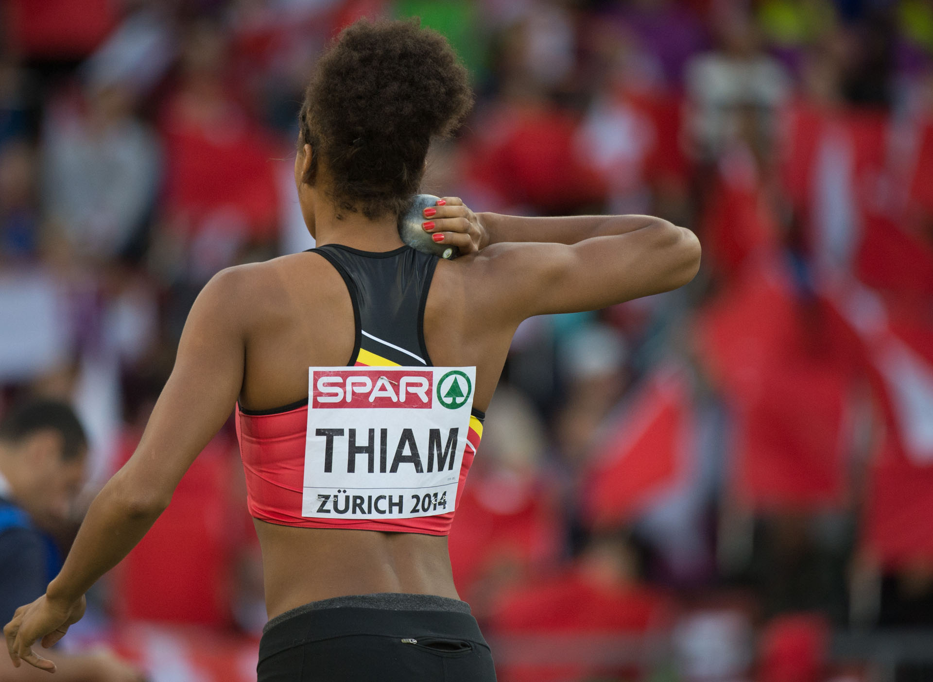 Nafi Thiam claims European bronze Nafi Thiam
