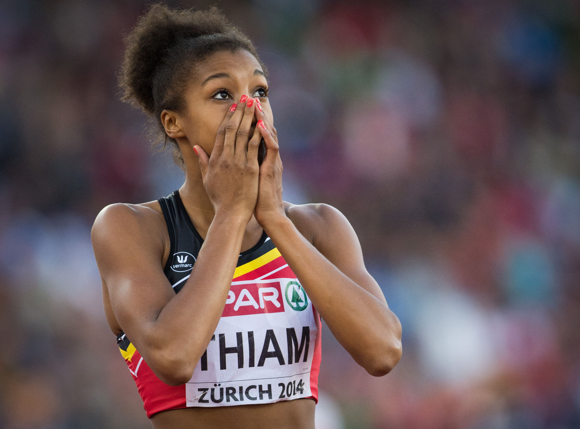 Nafi Thiam claims European bronze Nafi Thiam