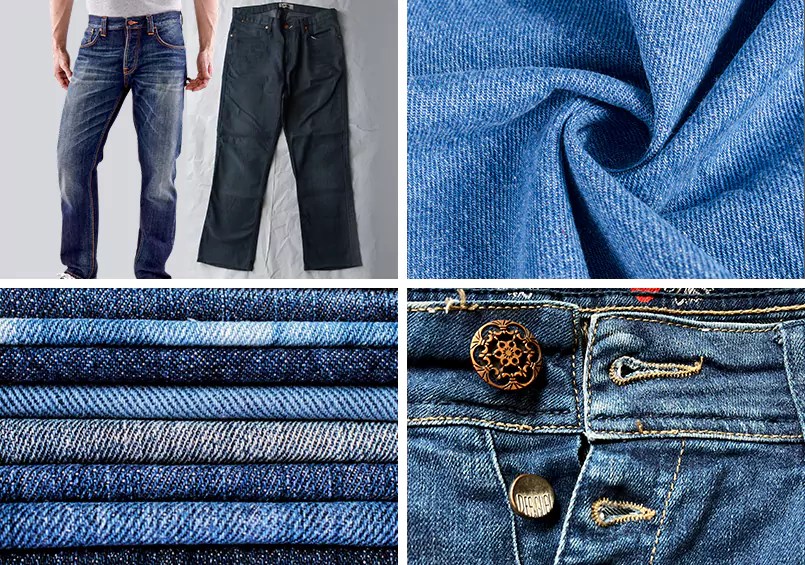 Custom men's clothing baggy denim jeans wholesale plus size baggy jeans