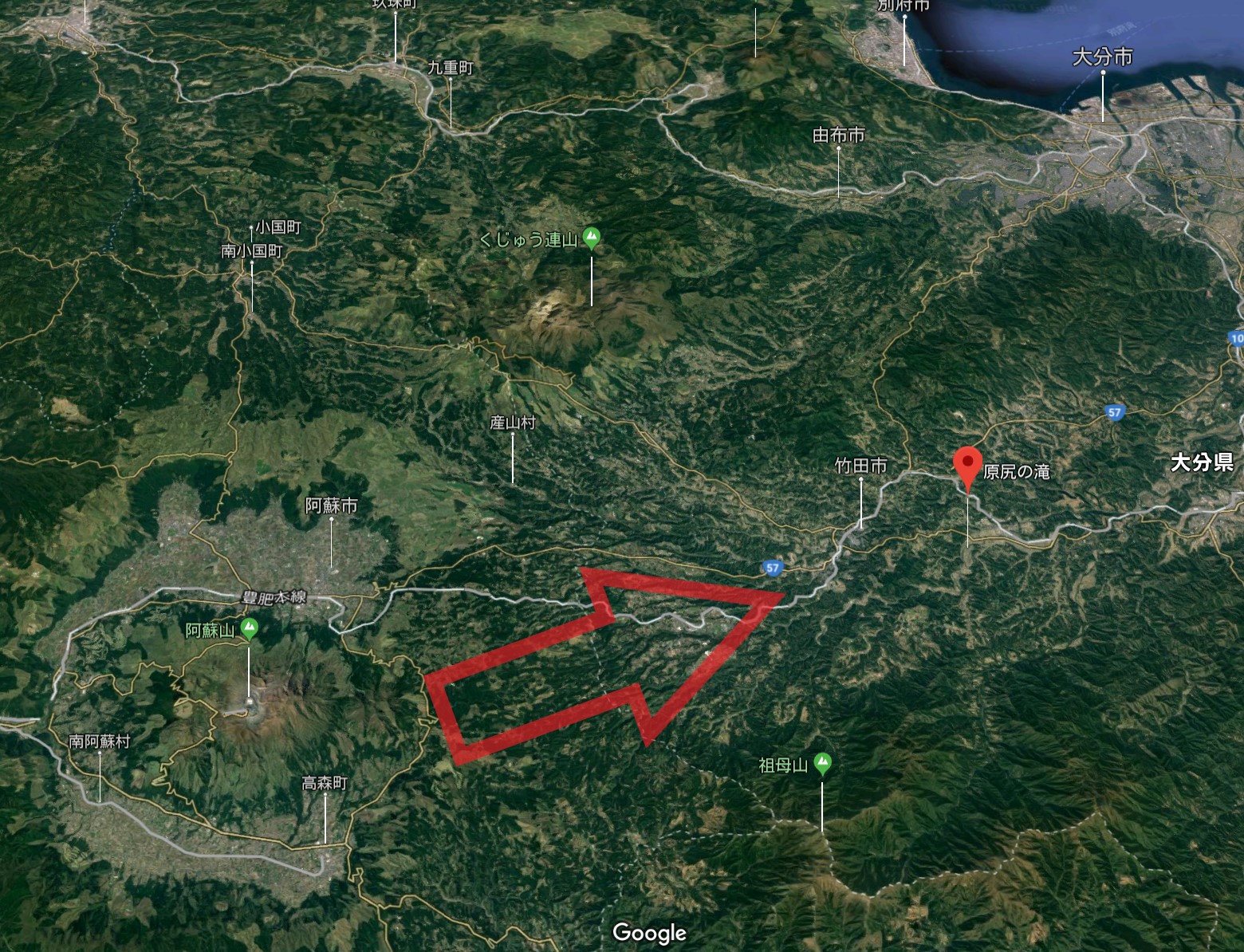 阿蘇のカルデラ噴火の痕跡・滞迫峡（豊後大野市） 弁護士永野海 法律と防災のページ