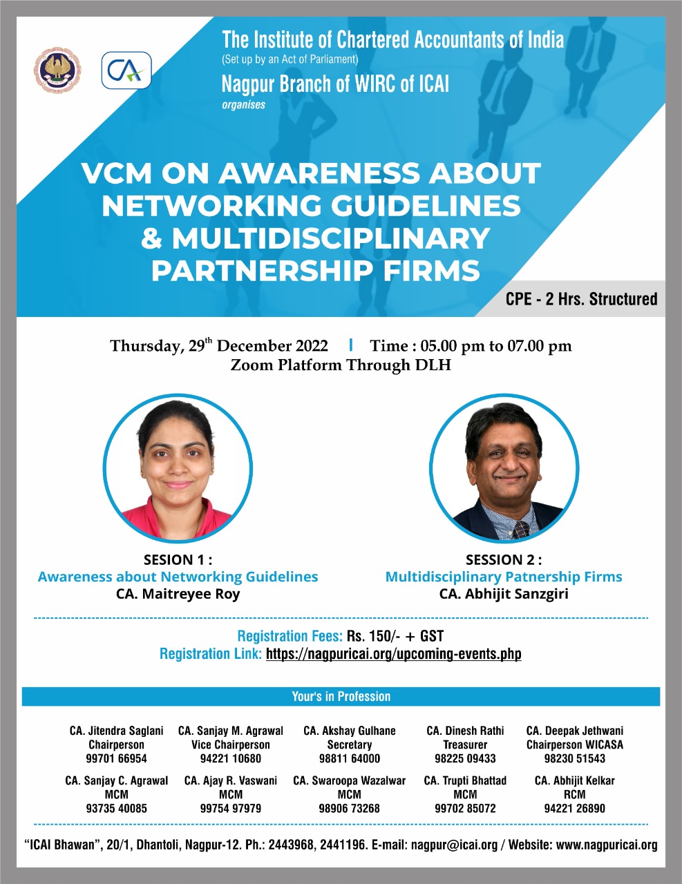 The Institute of Chartered Accountants of India The Nagpur Branch of