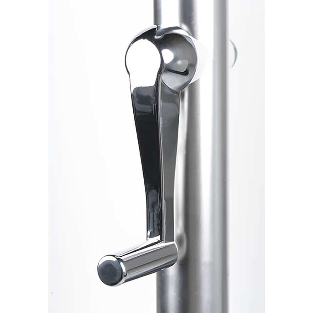 7.5 Ft. Crank Lift Classic Steel Patio Umbrella with Button Tilt by