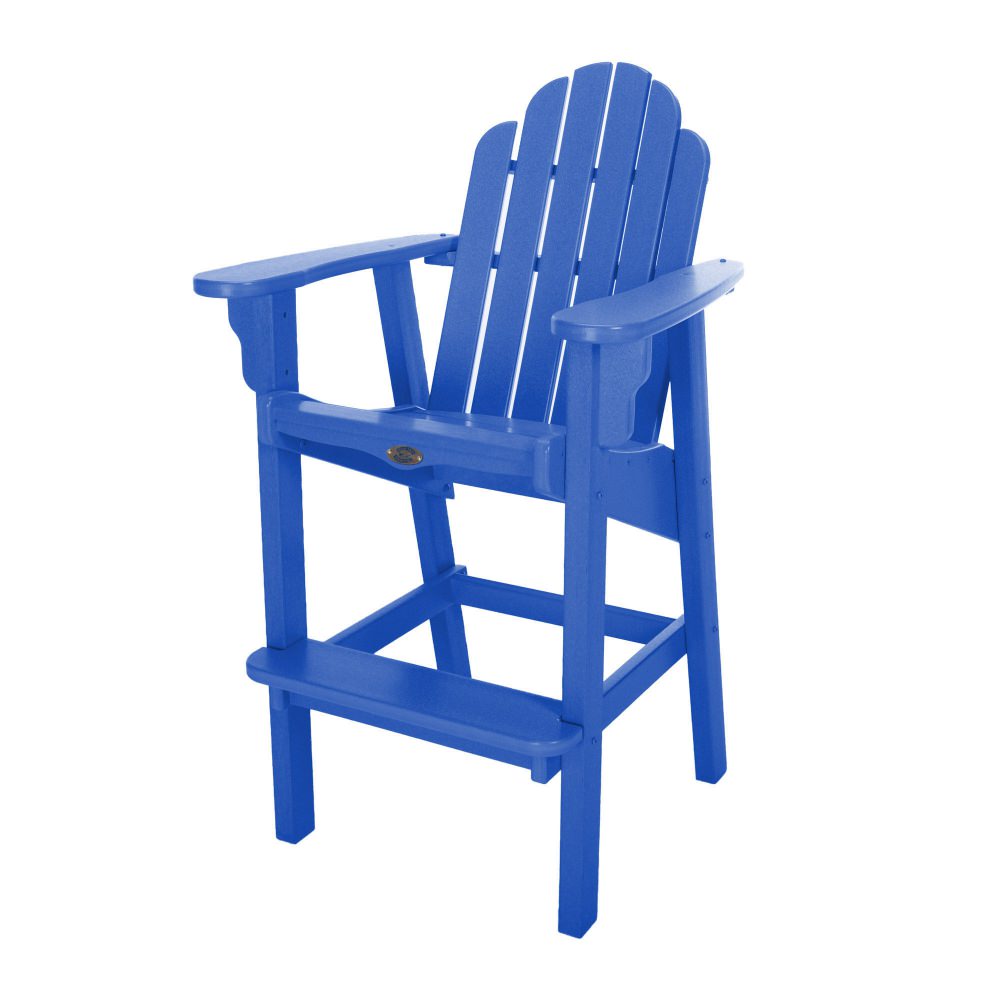 Blue Durawood Classic Bar Height Chair Nags Head Hammocks