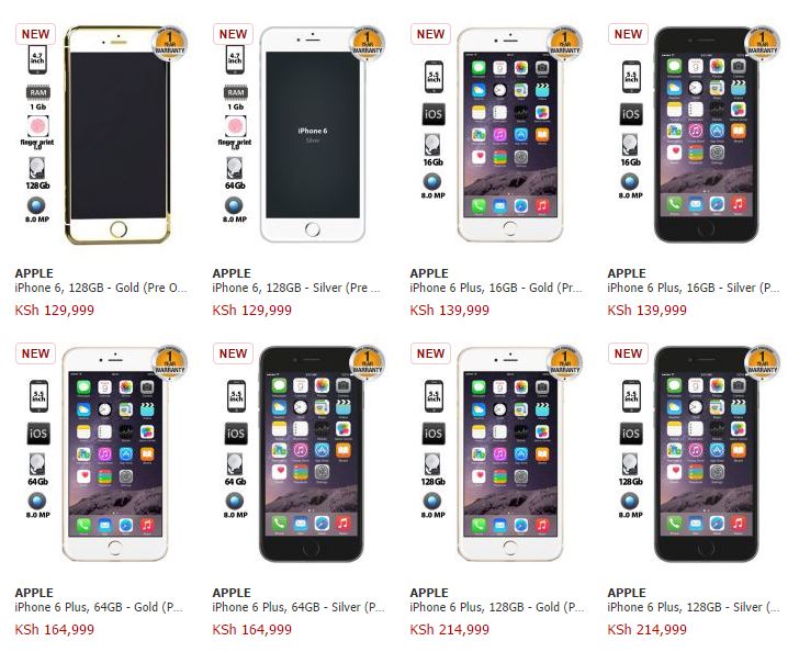 iPhone 6 On Sale In Kenya For Sh215,000
