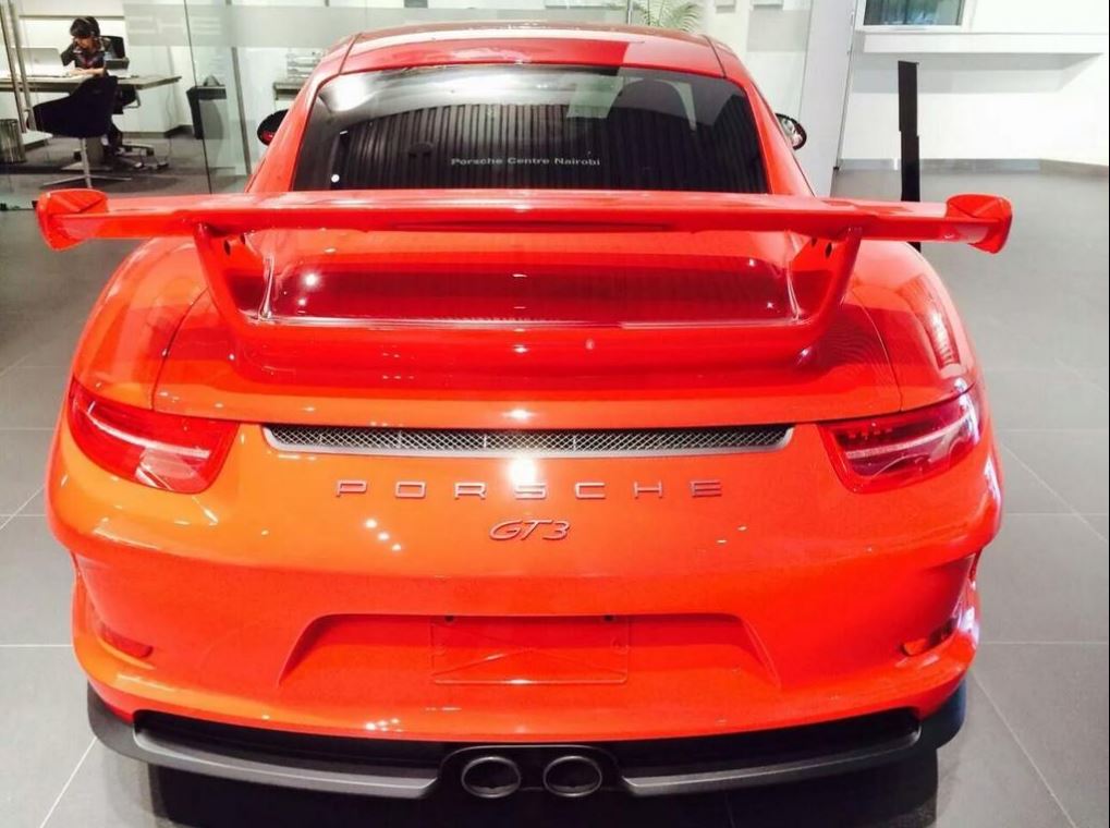 Photos Of Ksh22.5 Million Porsche GT3 In Kenya