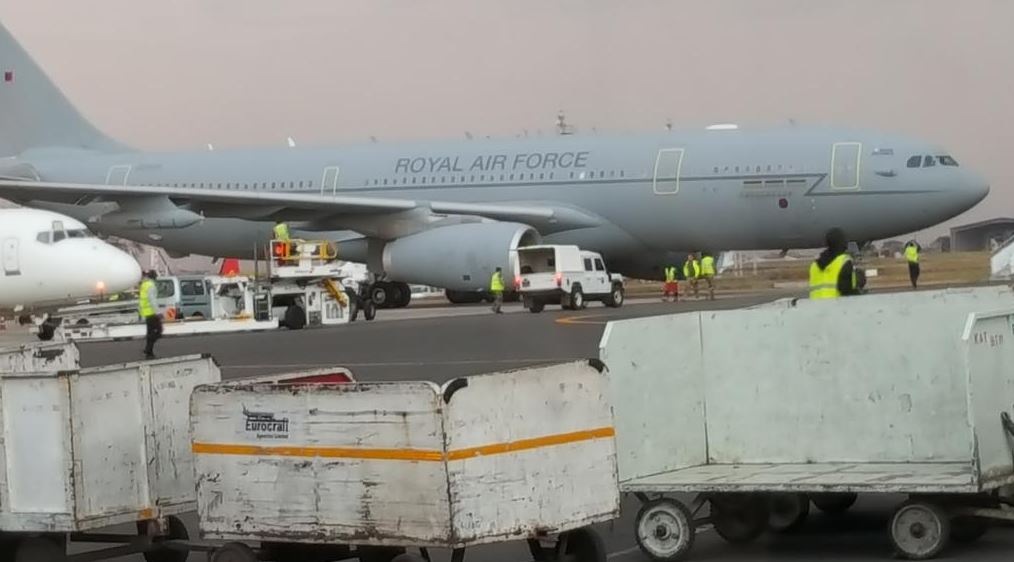 PHOTOS Huge British Royal Air Force Plane In JKIA Naibuzz