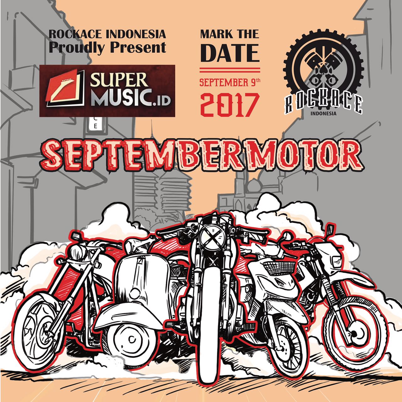 SeptemBermotor Berhadiah 1 Unit Motor Custom dari Rockace