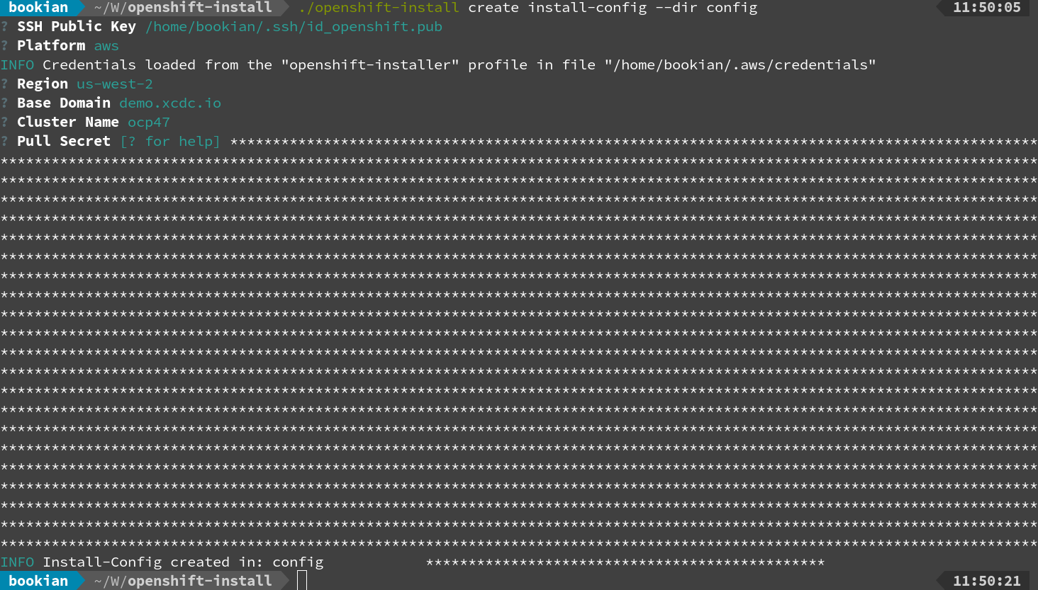 Installing OpenShift in Manual Credentials Mode naikoob