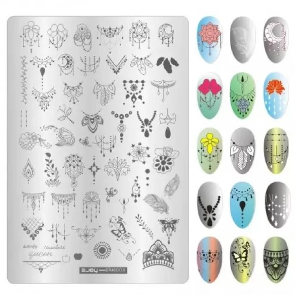 Placa para stamp jumbo Nail Art Store