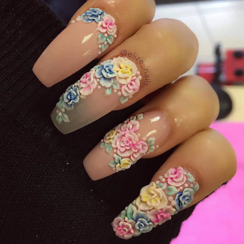75 Epic Acrylic Nail Designs For Real Nail Lovers