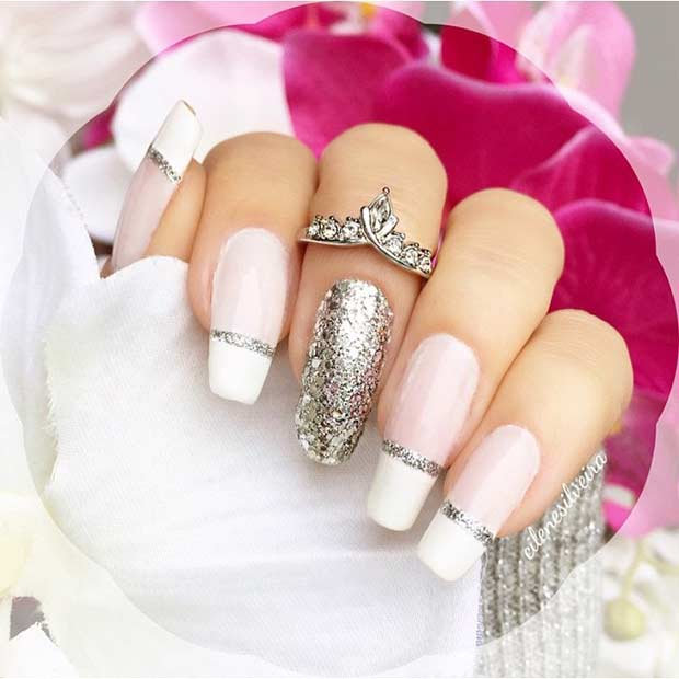 75 MindBoggling French Tip Nail Design Ideas NailDesignCode