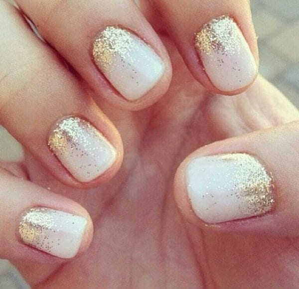 65 Gold Nail Design Ideas Trending for 2021