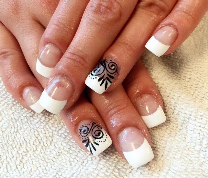 10 Appealing White Tip Nail Designs First Impression Counts