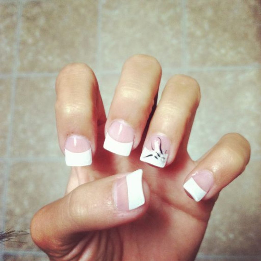 30 Top White Tip Nail Designs This Year NailDesignCode
