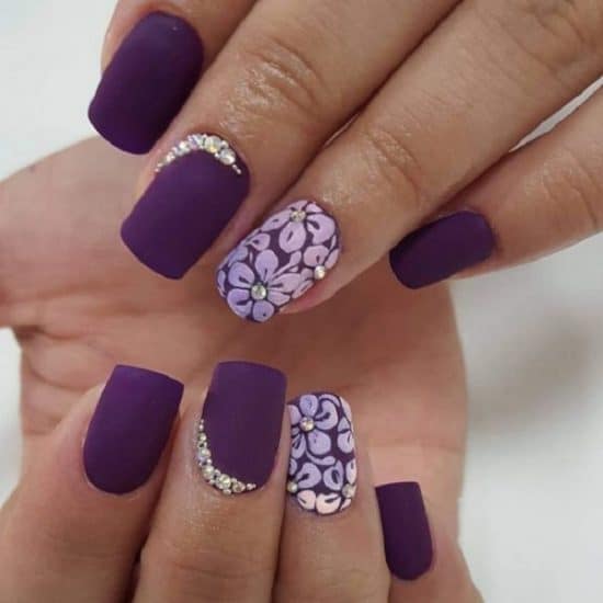 90 Incredible Purple Nail Design Ideas for 2021