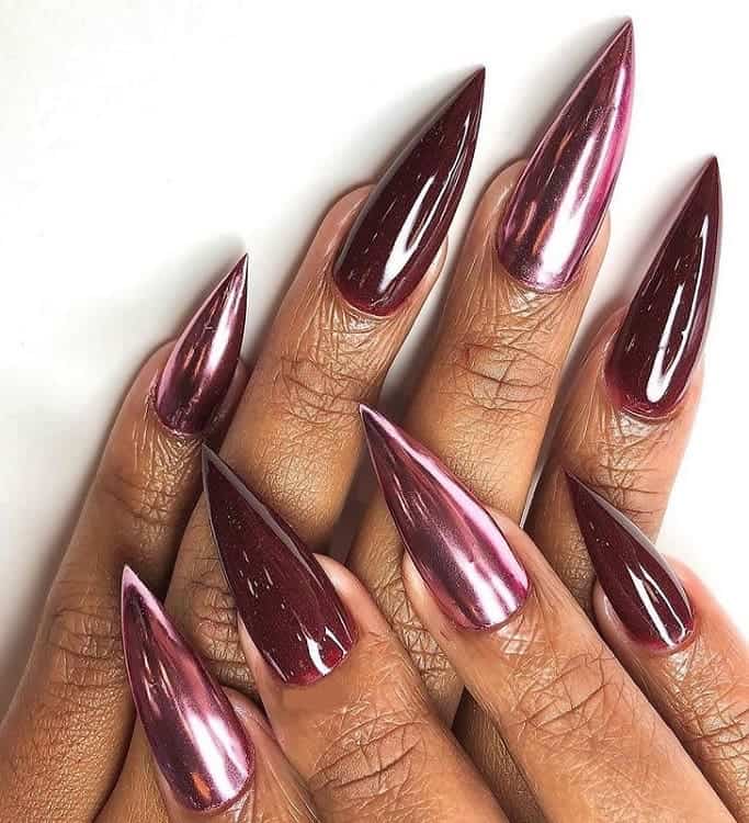The 50 Most Alluring Burgundy Nail Designs To Try NailDesignCode