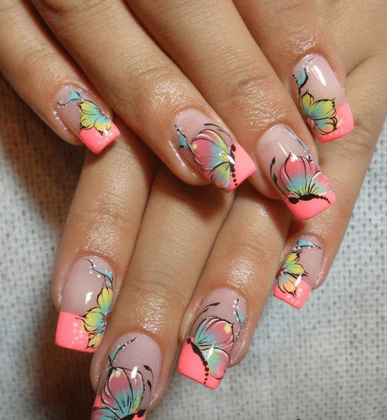 Square Acrylic Nails 53 Designs to Play It Cool & Cheeky