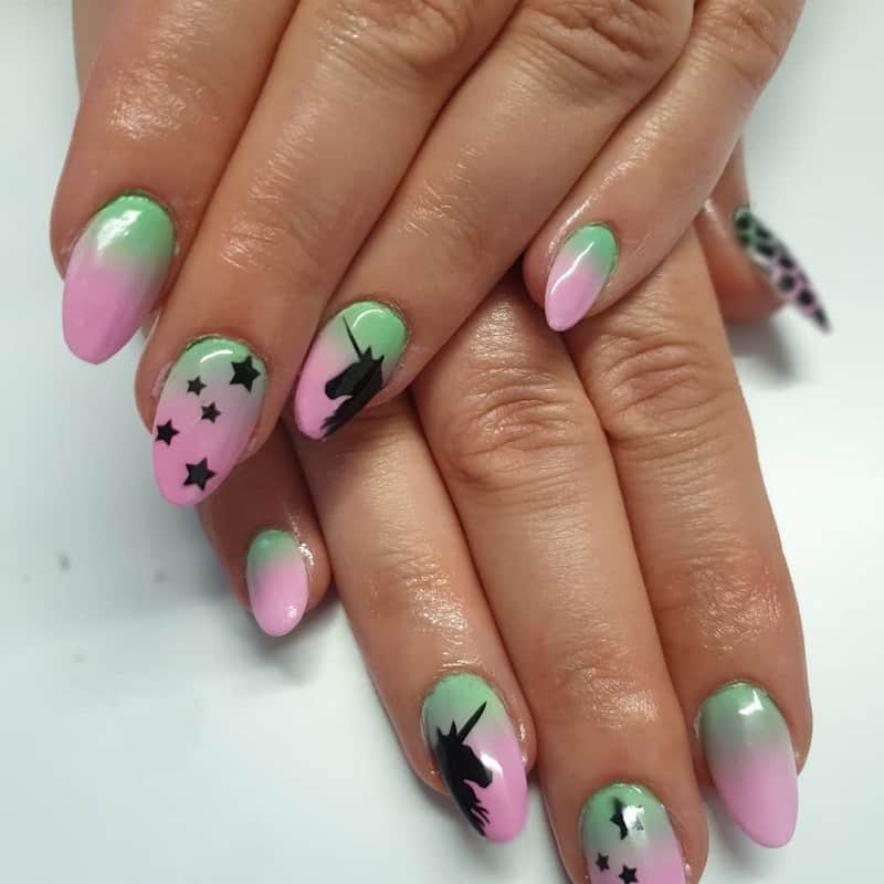 20 Astounding Airbrush Nail Art to Blow Your Mind NailDesignCode