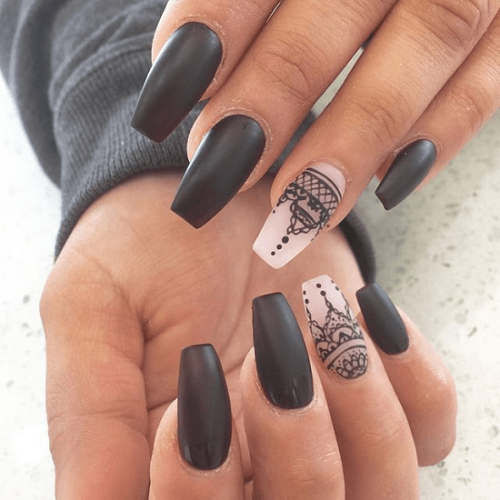 30 Matte Coffin Nails Ideas Get Ready to Steal the Show