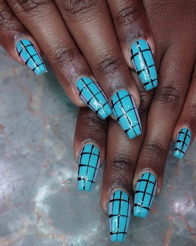 35 Alluring Line Nail Designs To Try NailDesignCode